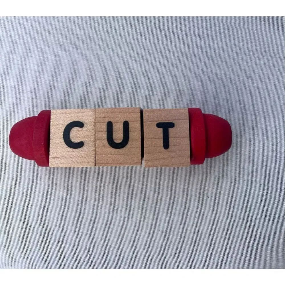 Wooden Reading Blocks Short Vowel Rods Spelling Games